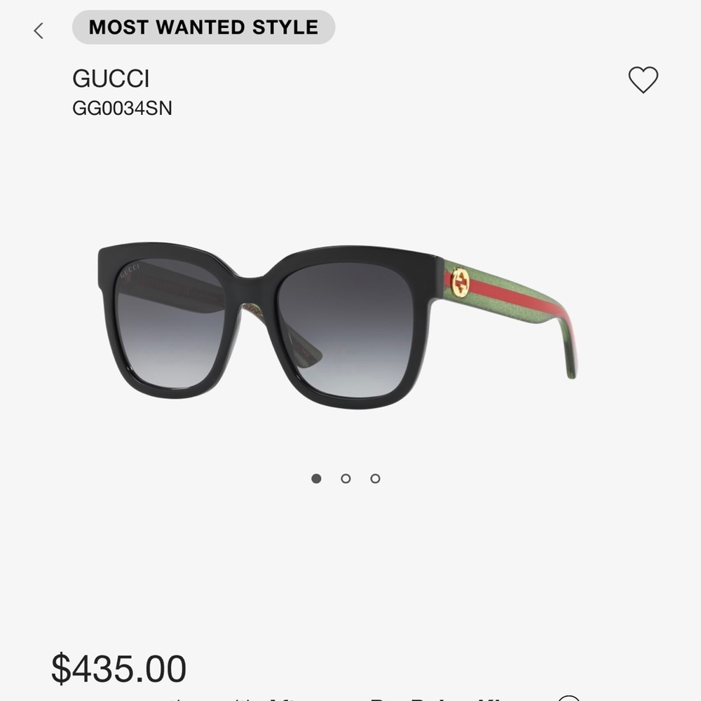 GUCCI SUNGLASSES GG0034SN